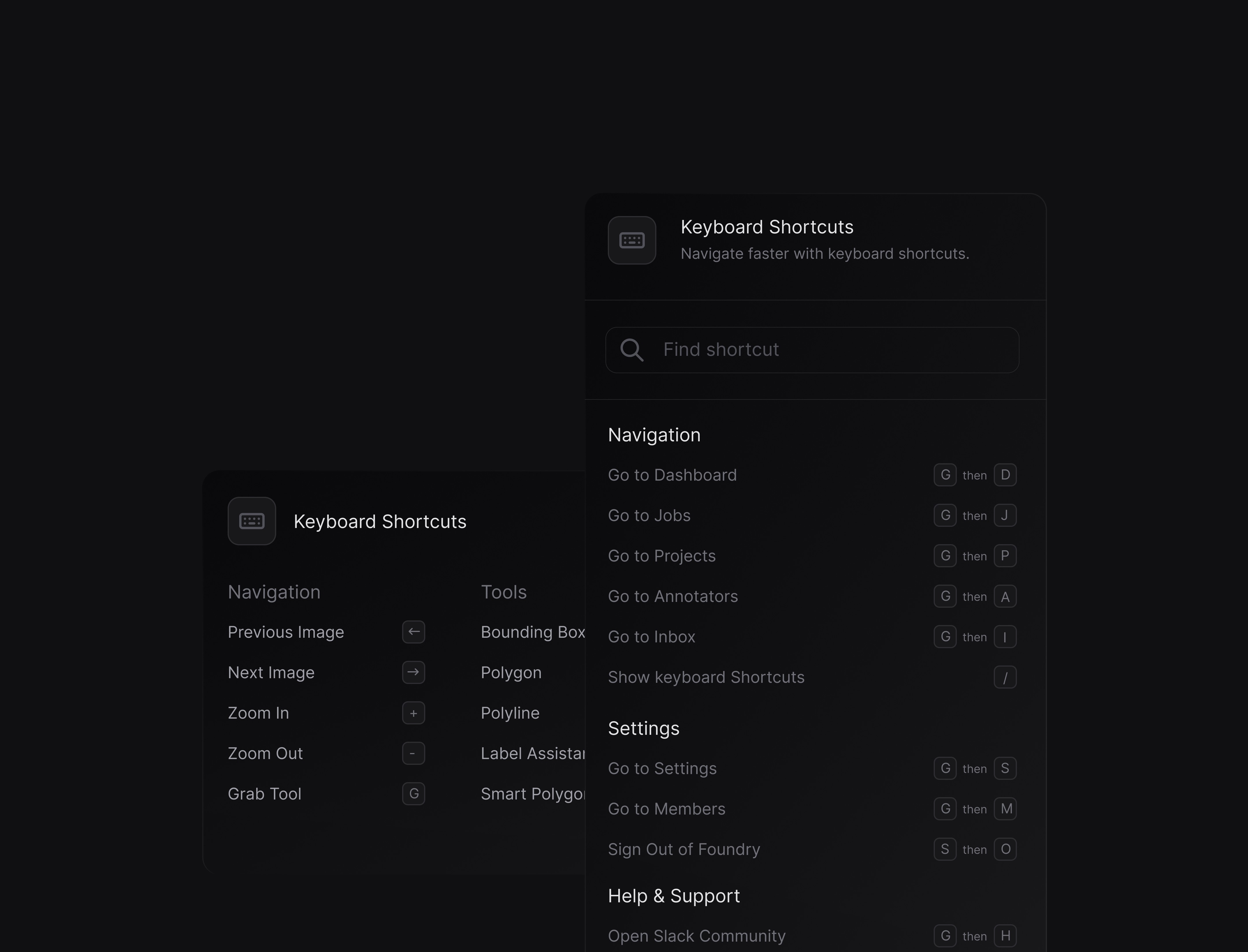 Foundry Keyboard Shortcuts & Hotkeys